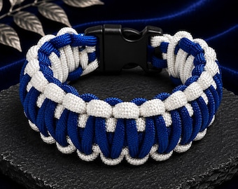 Airman’s Honor - King Cobra Double Weave | Paracord Bracelets Handmade | Custom Colors | Military & Tactical Style | Durable Gear