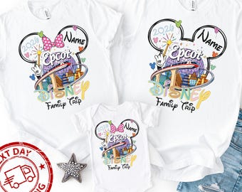 Camisetas familiares de Epcot, camiseta de Epcot, camiseta de Disney, camisetas de Epcot, camiseta familiar de Disney, camiseta de Disney Epcot, camisetas de Disney Epcot