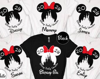 2026 Disney Family Vacation Custom Shirt, Disney Trip shirt, Disneyland shirt, Matching Family shirts,Disneyworld shirt,Disney birthday 2026