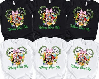 Camisetas para el viaje de chicas a Disney 2026, camisetas personalizadas con nombres a juego para el viaje de chicas 2026, camisetas de Disney Friends