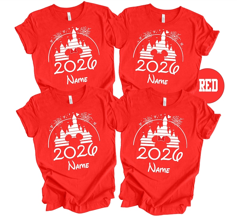 Family Disney Shirts, Matching Custom Vacation Tees 2026, Disneyworld tees image 3
