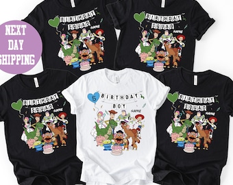 Personalized Birthday Toy story shirts, Disney Family Birthday squad shirt, Toy story birthday boy tshirt, Disney birthday girl shirt