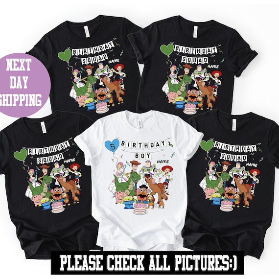 Personalized Birthday Toy story shirts, Disney Family Birthday squad shirt, Toy story birthday boy tshirt, Disney birthday girl shirt