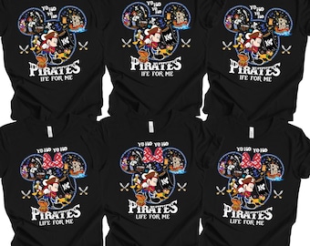 Camiseta de pirata de Disney, camiseta de pirata de crucero, camiseta de pirata de Mickey, camiseta de pirata de Minnie, camisetas de cruceros Disney