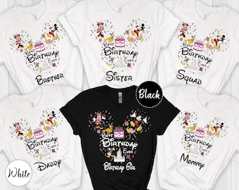 Personalized Disney Family Birthday shirt, Disney birthday Tshirt, Birthday girl shirt, Disney squad,birthday boy shirt,Birthday group shirt