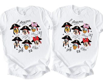 Disney Pirates Shirt, Custom Disney Pirates Family Shirts, Pirate Tee, Pirate's Life, Disney Cruise Shirt, Mickey and Friends