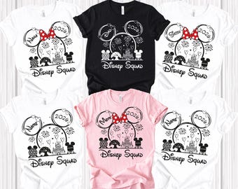 Camiseta de la familia Disney, camiseta del equipo Disney 2026, camisetas de Disney World 2026, camiseta de Disneyland 2026, atuendo Disney