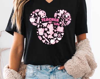 Disney Teacher Life Shirt, Disney Gift for teacher, My Favorite teacher shirt, Teacher Sweatshirt