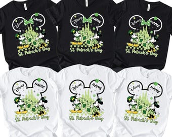 St Patrick Family Custom Shirt, Disney St Patricks shirts, Disney Trip shirts, Disney shirt, Disney family shirt, family matching tee