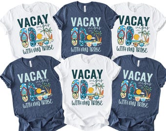 Vacay Vibes Summer Beach Shirt, Family Vacation T-Shirt