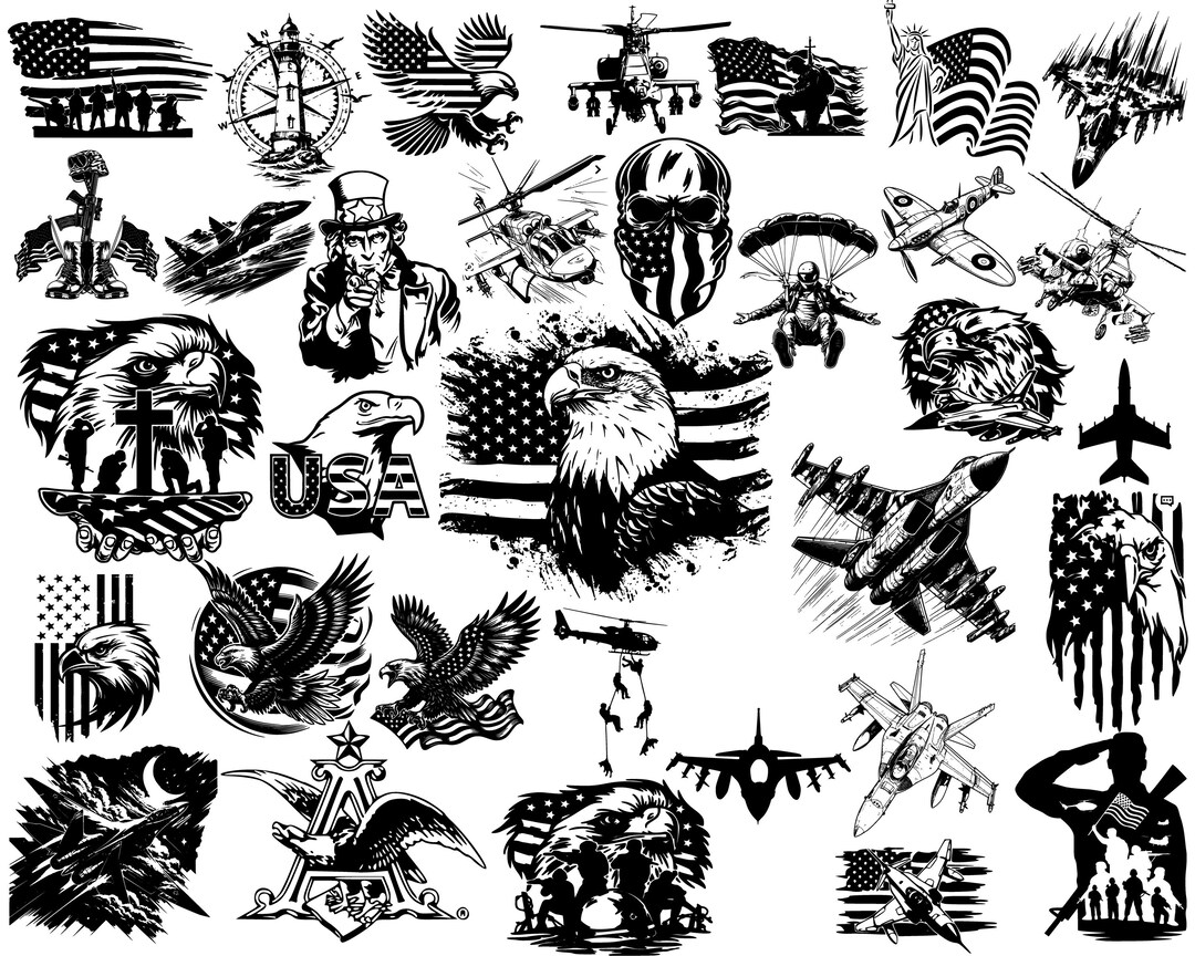 Aeronautics SVG Bundle | 33 Files – Airplanes Jets Helicopters Aviation ...