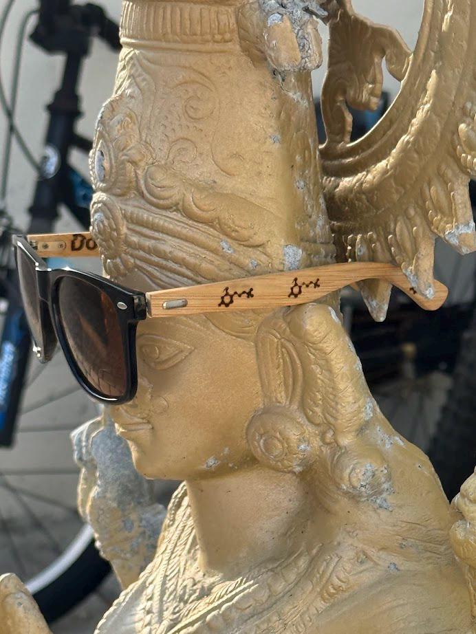 Wood Temple Sunglasses - Etsy display picture 3
