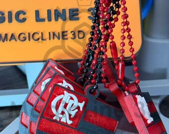 Chaveiro Flamengo  Paixão Rubro Negra - 3d Printed.
