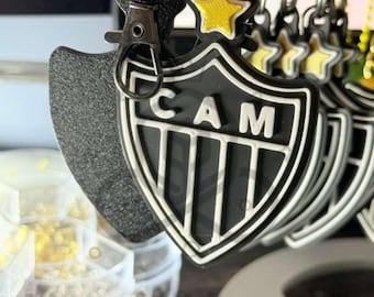 CAM - Escudo Atletico Mineiro - 3d Printed Keychain.