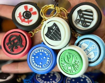 Chaveiro Time de Futebol Variados.