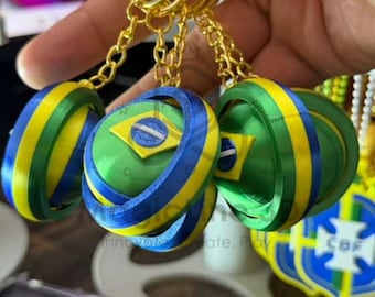 World Cup BRAZIL 2026 - 3d Printed Keychain.