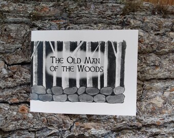 The Old Man of the Woods - Odin-gedicht - miniboek