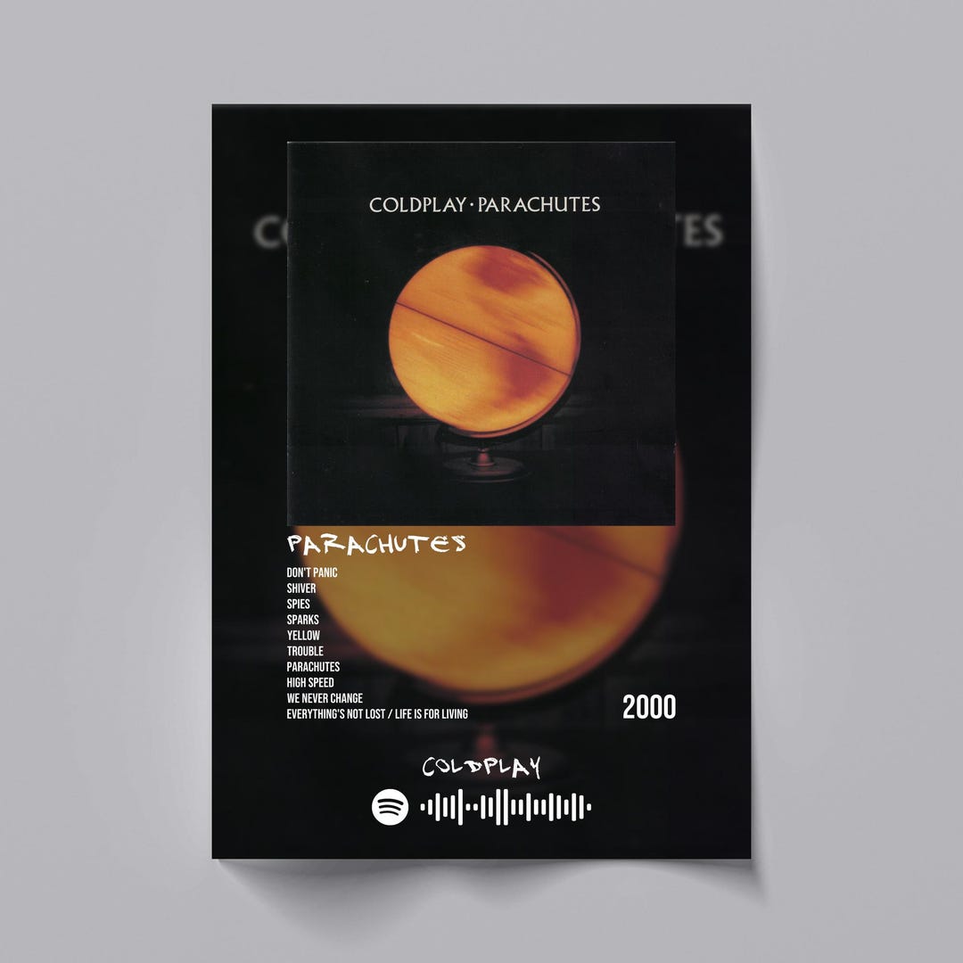 Coldplay - Parachutes - High Resolution Album Poster Print - Etsy