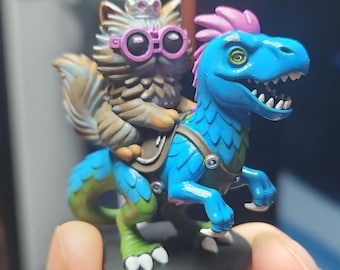 Mongo & Princess Donut, Dungeon Carl 3D Print - Resin