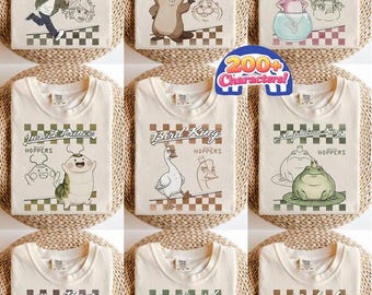 Custom Disneyland Pixar Movie Hoppers Characters Shirt, Disneyland Family Matching Shirts, Disneyworld Tee Mabel Ellen Bear Tom Lizard Loaf