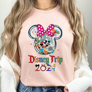 Matching Disneyland Trip 2024 Shirts, Disneyland Trip 2024 Group T Shirts, Disneyland Family Gifts, Disneyland Vacation Shirts image 3