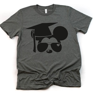 Graduation Aviator Adult Mickey Mouse t shirt - Disneyland Trip Matching Shirts - Seniors Class of 2026 image 1