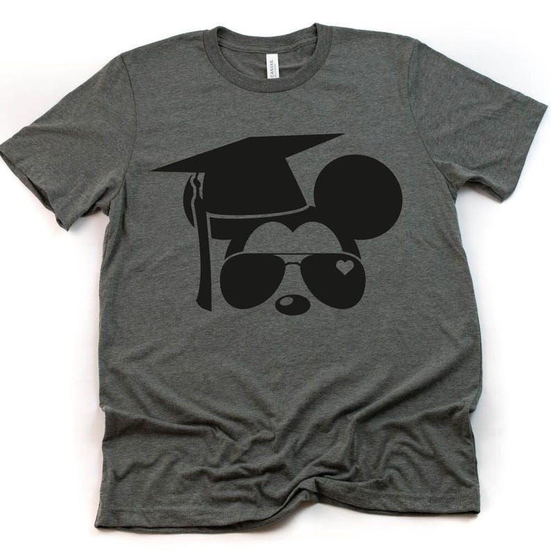 Graduation Aviator Adult Mickey Mouse t shirt - Disneyland Trip Matching Shirts - Seniors Class of 2026 image 1