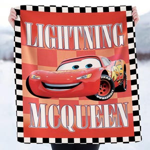 Lightning McQueen Fleece Blanket, Baby Shower Gift, Disneyland Home Decor, Birthday Gift,Lightning McQueen Tow Mater Blanket 02 image 2