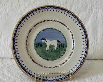 Nicholas Mosse Landscape House 7.5 inch Side Plate Discontinued Retired Pattern