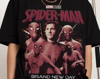 Helt ny Spider-Man-tröja, Andrew Spiderman-tröja, Retro 90-tals Spider-Man-hyllningströja, Spiderman-fan-tröja med grafisk design, Marvel-gåva