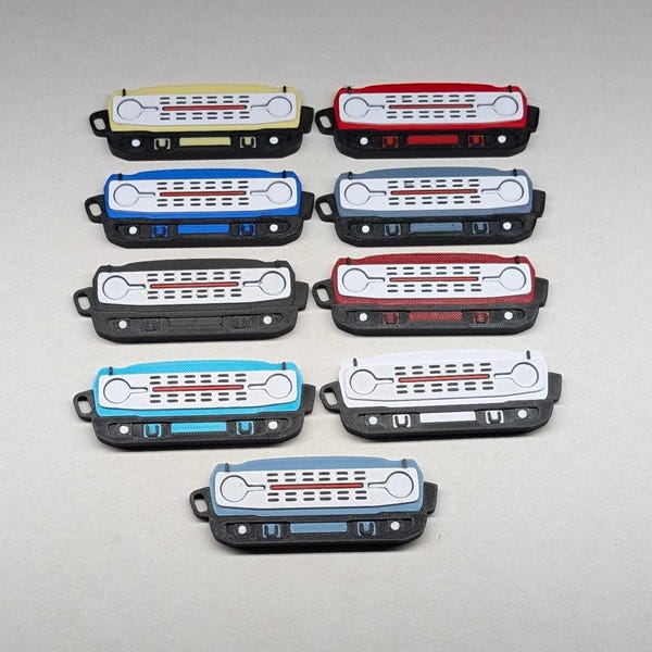 Key Chain compatible with Ford Bronco Heritage Edition , multiple colors! 2021+