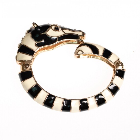 Vintage 1960s Zebra Bracelet