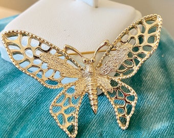 Vintage Sarah Coventry Butterfly Brooch