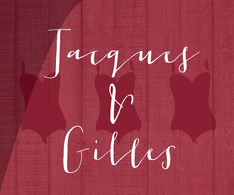 Download Jacques & Gilles Font Calligraphy OTF TTF Script Cursive | Etsy