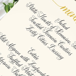 Filet Font Pair Emily Lime Duo Script Serif Menu Calligraphy Wedding Font image 2