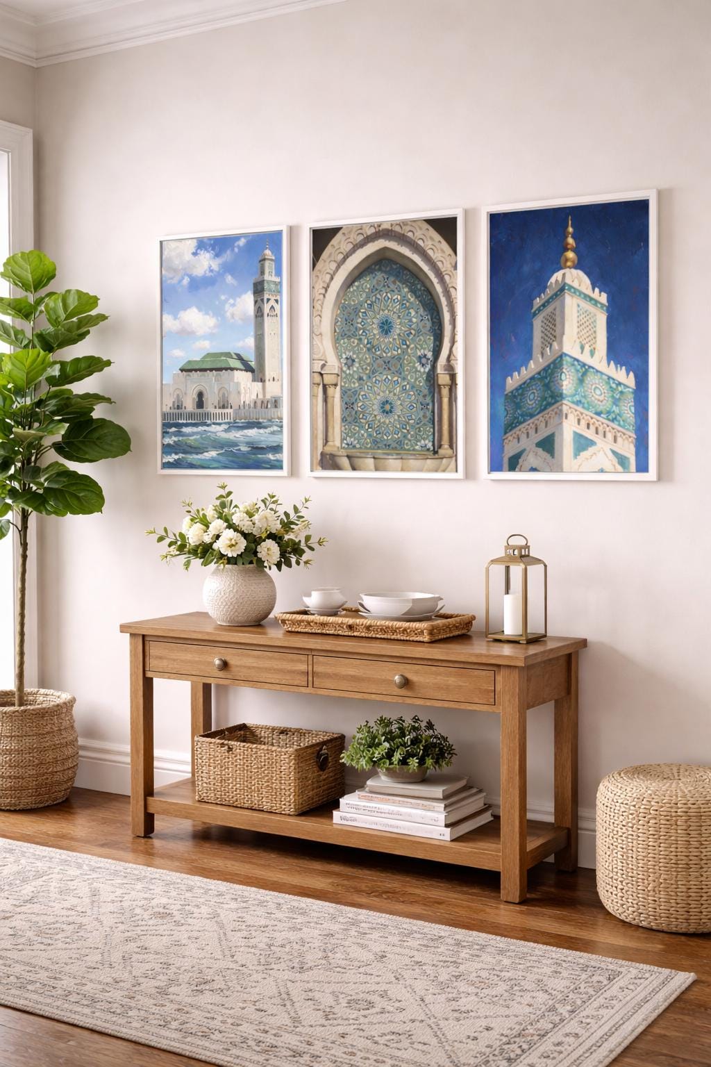 Hasan Set Hassan II Mosque Print Set | Morocco Islamic Architecture (digital ...