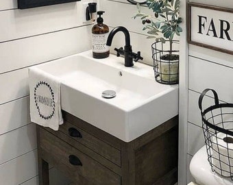 Farmhouse Sinks In The Bathroom Qb Blog Custom Bathroom Vanity