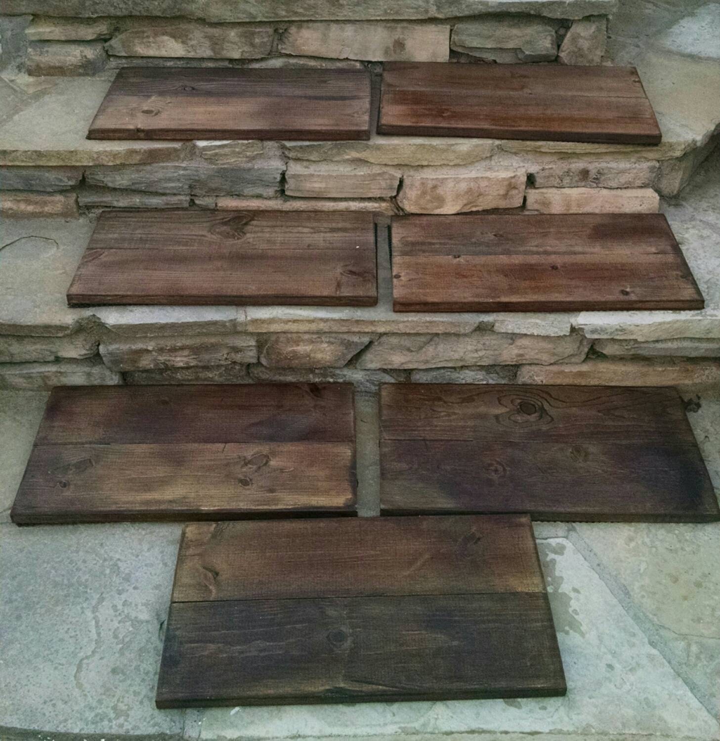Wood Placemats Rustic Wedding Rustic Christmas Rustic Etsy
