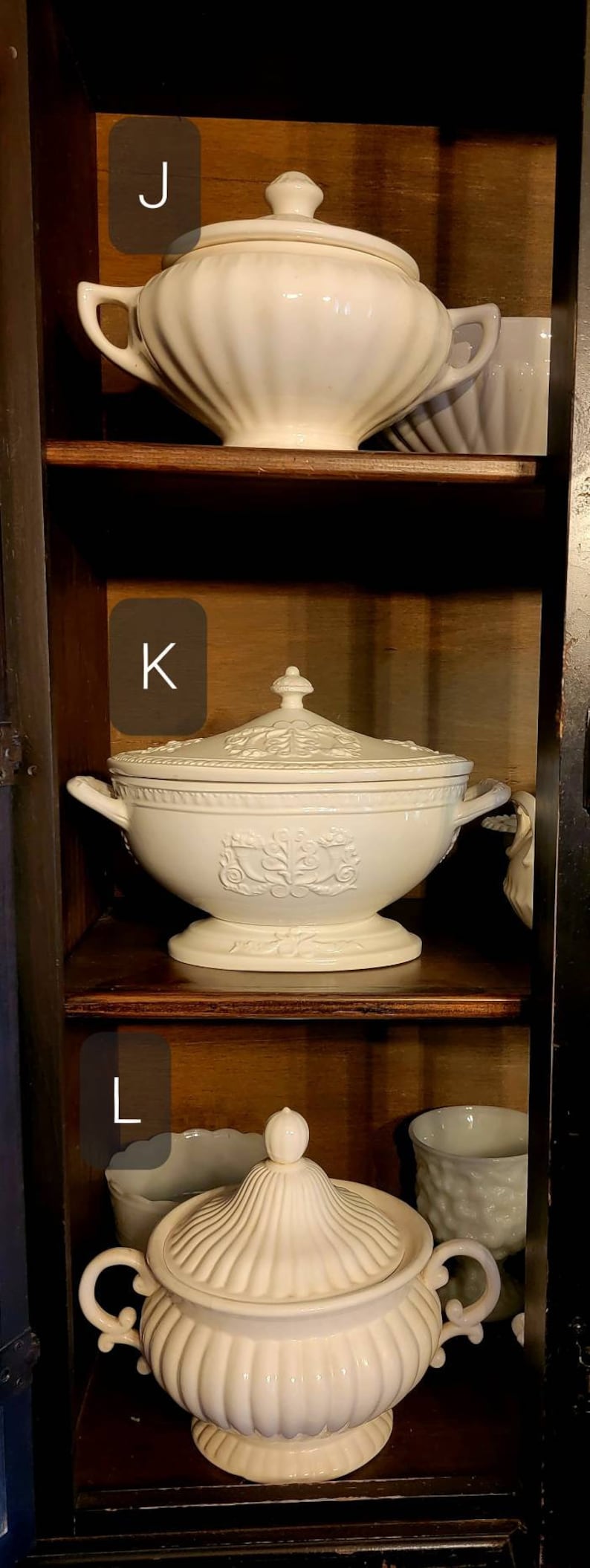 Vintage Soup Tureen Found by Foo Foo La La. Sold Individually image 4