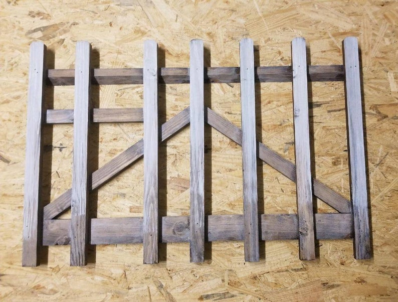 Custom Picket Fence Wall Hanging Rustic Wood Fence Decor Etsy