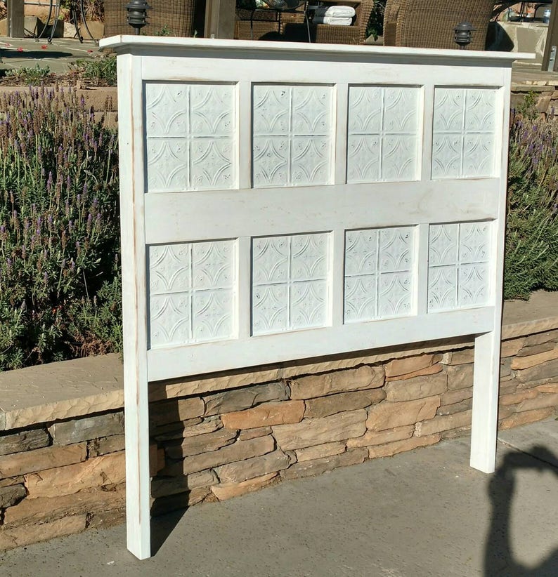 Ceiling Tiles Headboard Queen Twin Full Double King Wood Etsy