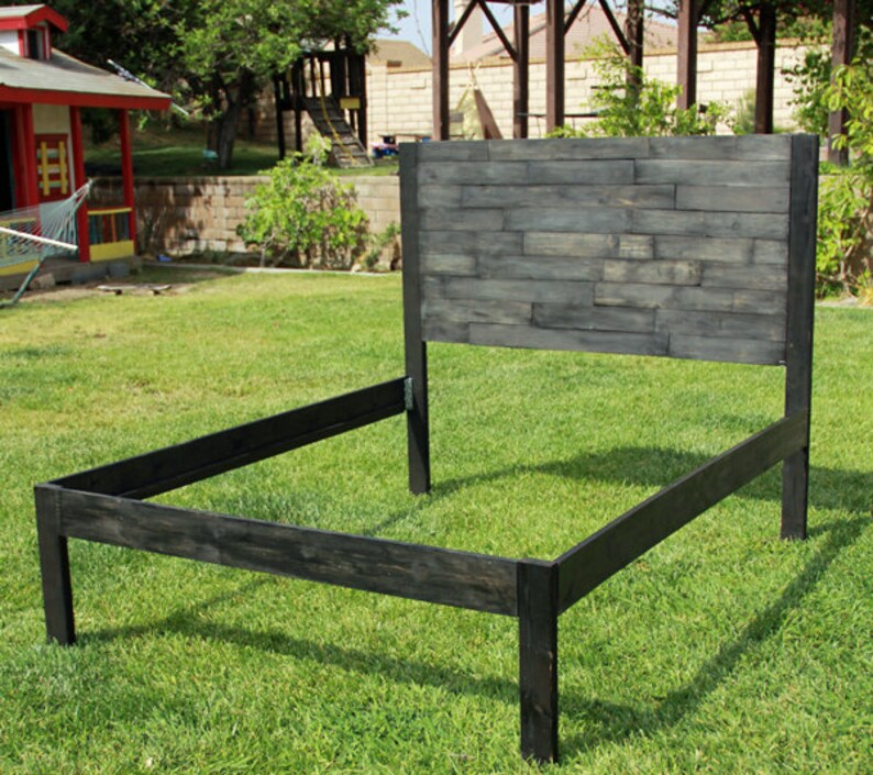 Reclaimed Headboard Footboard and Siderails Platform Bed Etsy