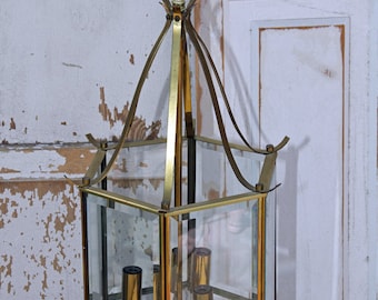 Vintage hanging Lantern Chandelier Fixture Found By Foo Foo La La