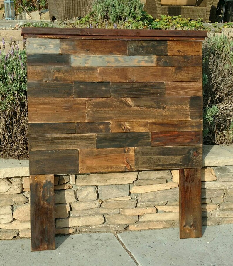 Rustic Wood Headboard Rustic Wood Headboard Queen Full Etsy