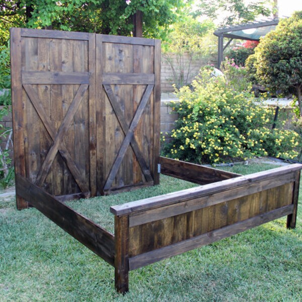 Barn Door Headboard Etsy