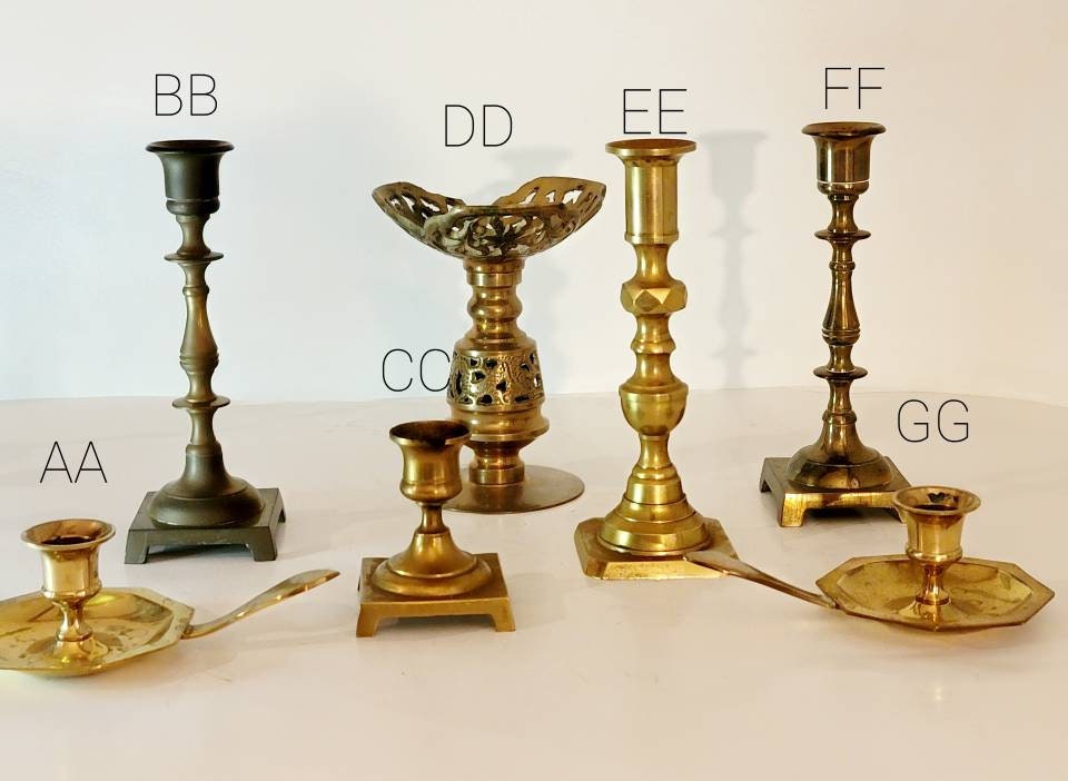 Kerzenhalter In Bananenform, Antik Messing-Optik (schwarz/gold) – Vintage Deko Für Wohnzimmer, Schlafzimmer & Feste
