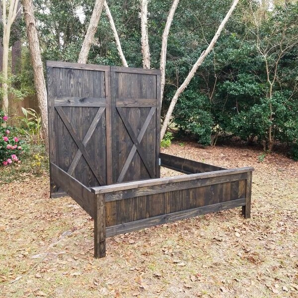 Barn Door Headboard Etsy