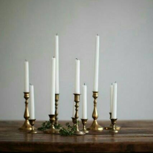 Brass Candlesticks , Brass Candle Holder , Vintage Brass, Boho Wedding,  Sold Individually, Found by Foo Foo La La