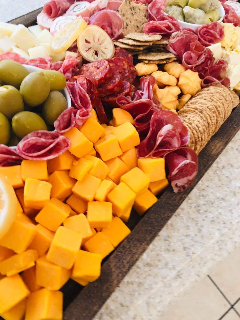 Charcuterie Board Tray Large Cheese Tray Platter Etsy Canada