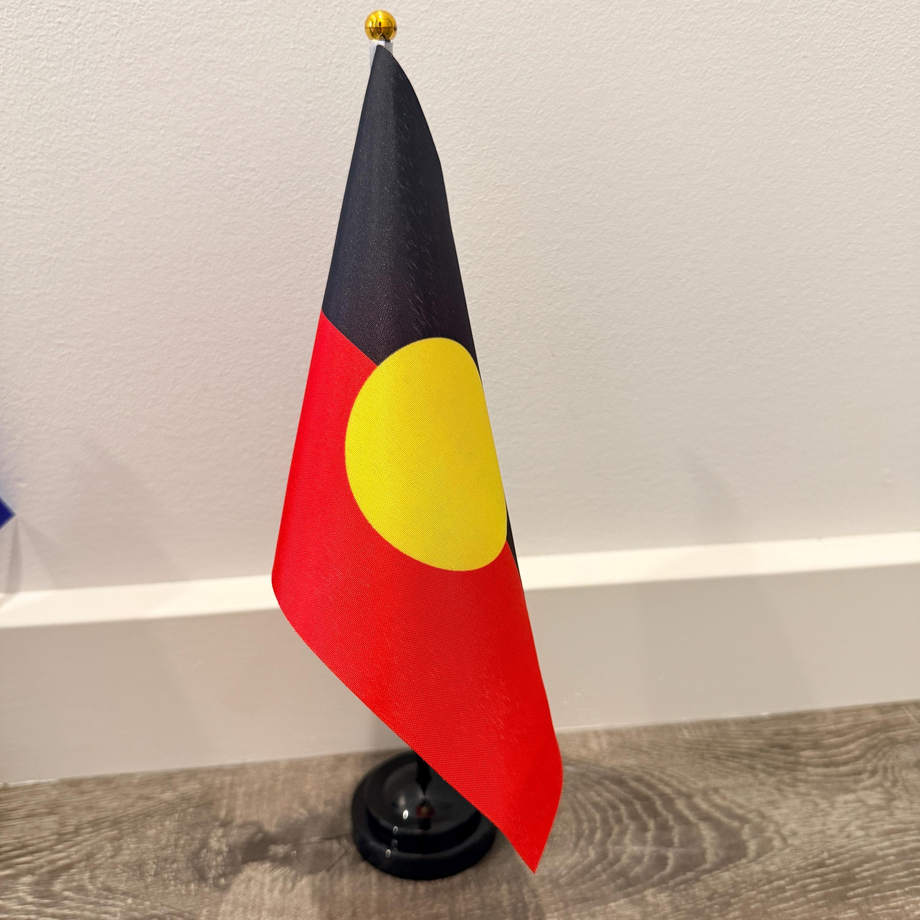 Islander Hand Sign 3 Aboriginal Torres Strait Islander Australian Hand Waver Flags Desk ...